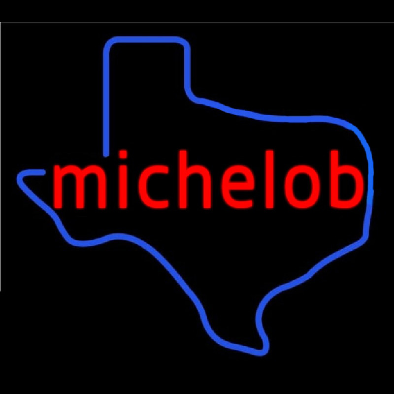 Custom Red Michelob Texas Beer Sign Neon Sign USA