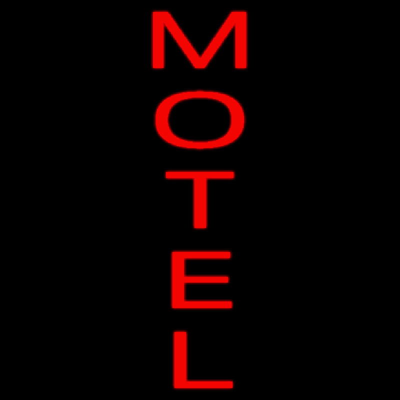 Custom Red Motel Neon Sign USA