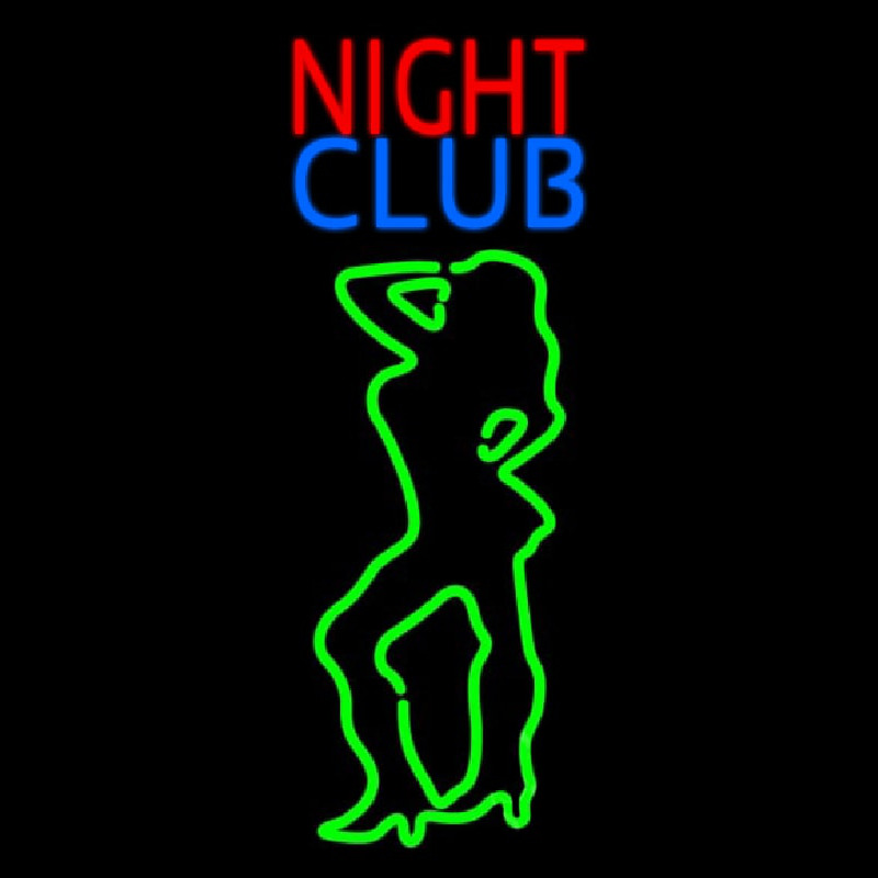 Custom Red Night Club Girls Neon Sign USA