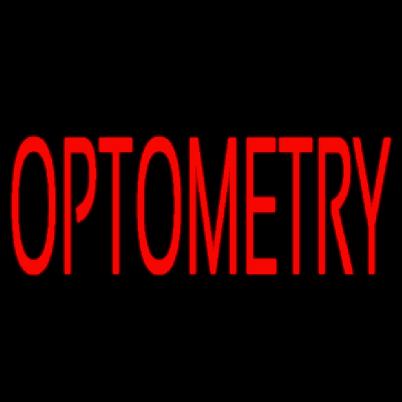 Custom Red Optometry Neon Sign USA