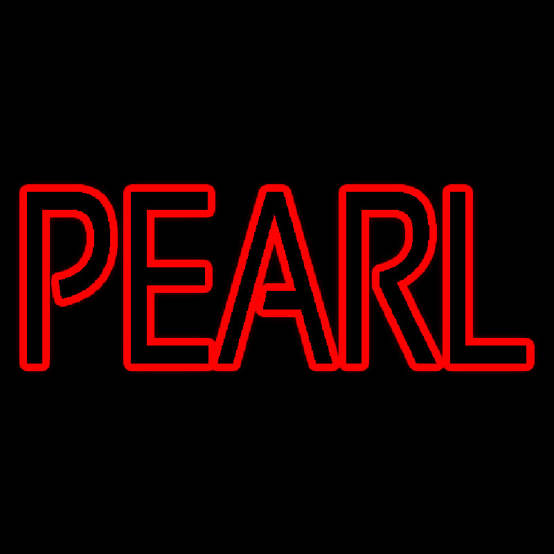 Custom Red Pearl Block Neon Sign USA