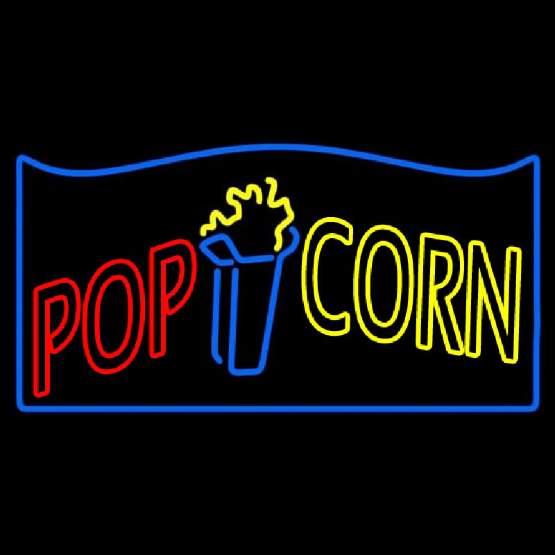 Custom Red Pop Yellow Corn Neon Sign USA
