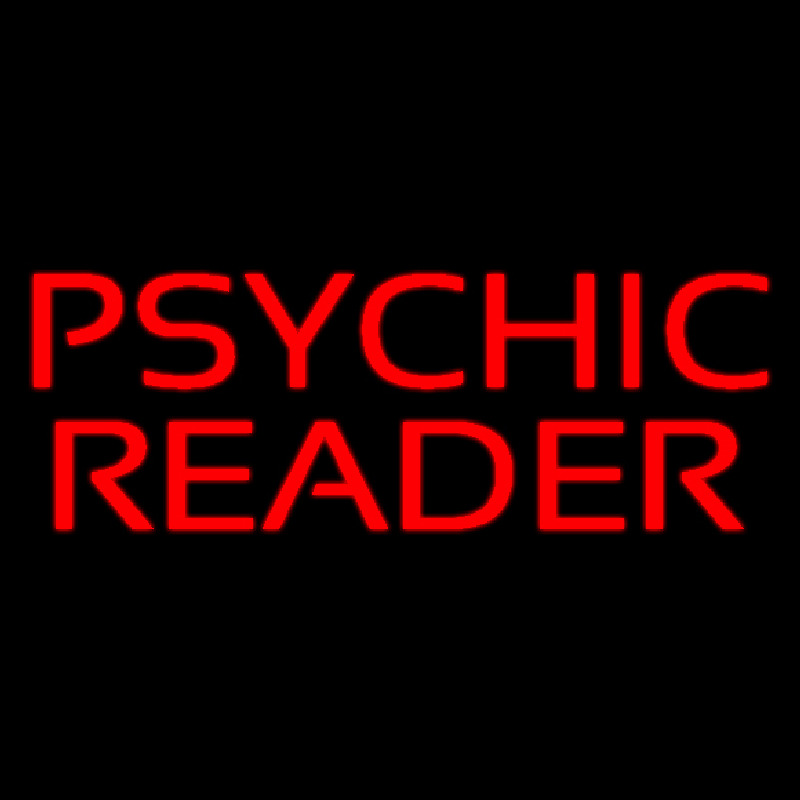 Custom Red Psychic Reader Neon Sign USA