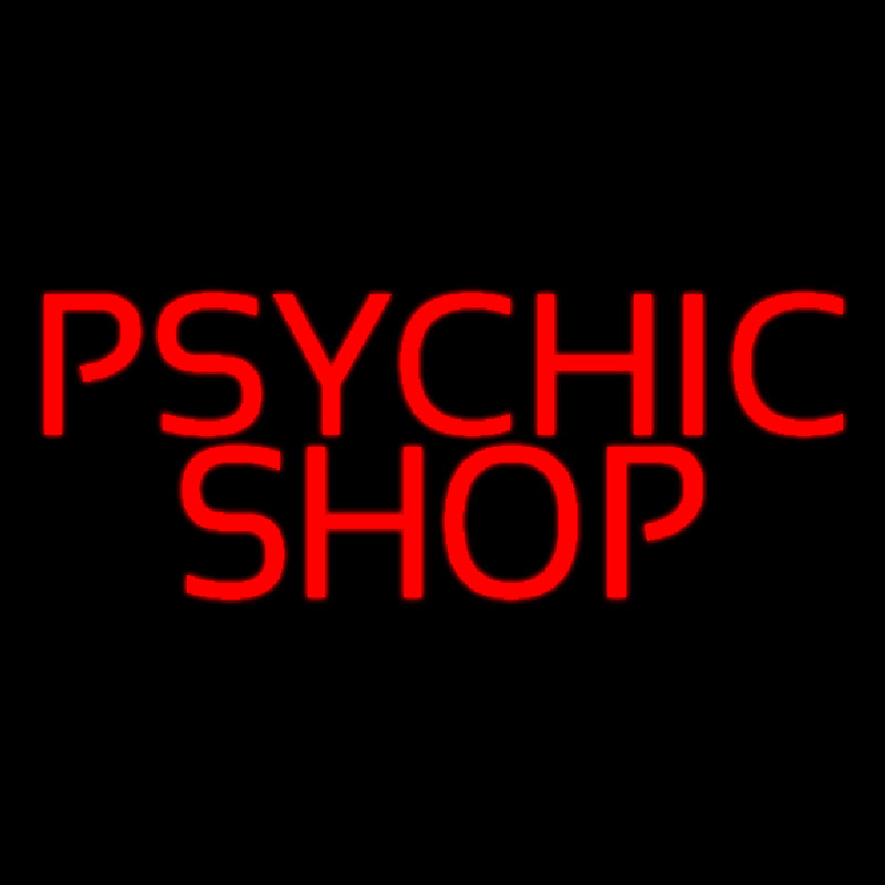Custom Red Psychic Shop Neon Sign USA
