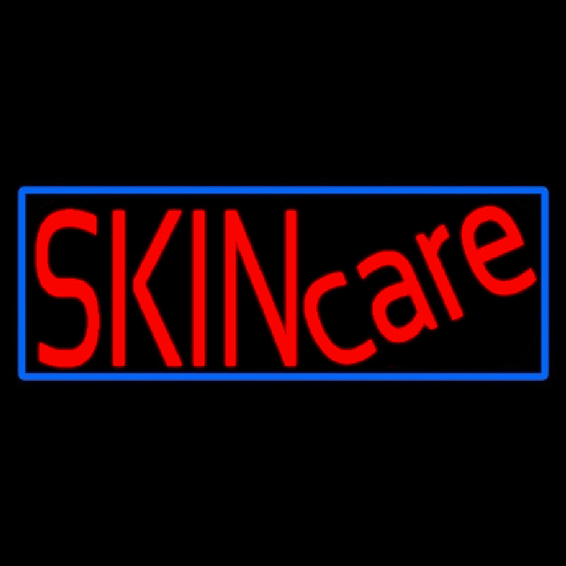 Custom Red Skin Care Neon Sign USA