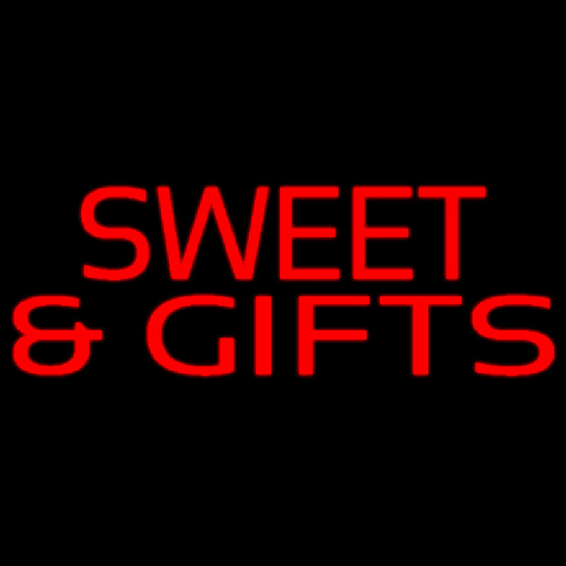 Custom Red Sweets And Gifts Neon Sign USA