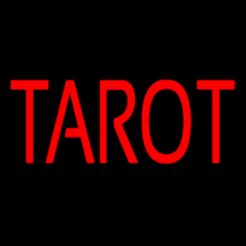 Custom Red Tarot Neon Sign USA