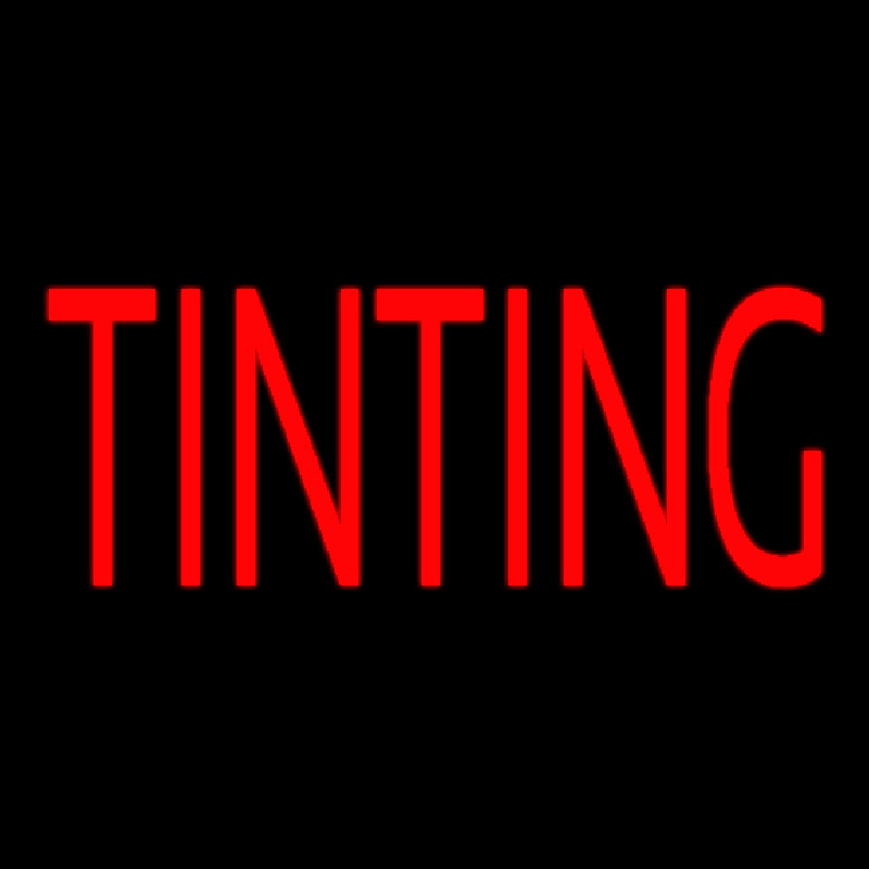 Custom Red Tinting Neon Sign USA