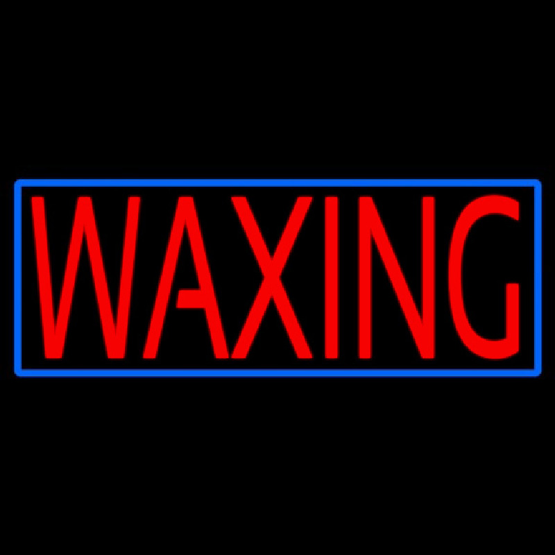Custom Red Waxing Neon Sign USA