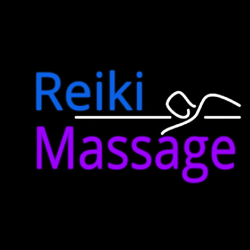 Custom Reiki Massage Neon Sign USA