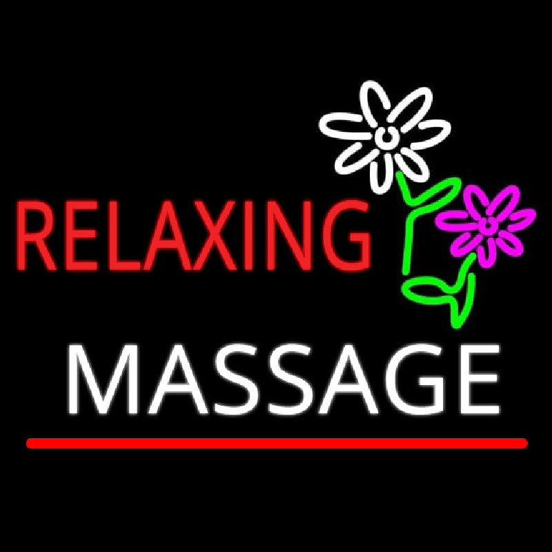 Custom Relaxing Massage Neon Sign USA