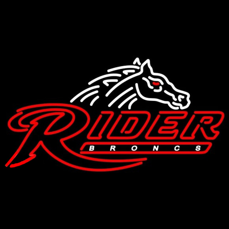 Custom Rider Broncs Primary 2007 Pres Logo NCAA Neon Sign Neon Sign USA