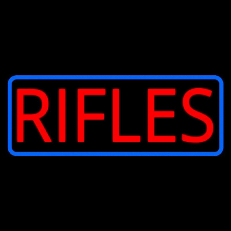 Custom Rifles Neon Sign USA