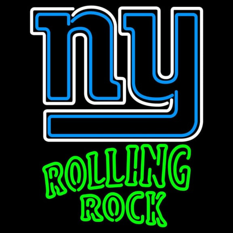 Custom Rolling Rock Adams New York Giants NFL Neon Beer Sign Neon Sign USA