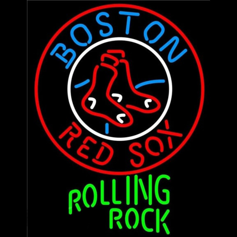 Custom Rolling Rock Boston Red Sox MLB Beer Sign Neon Sign USA