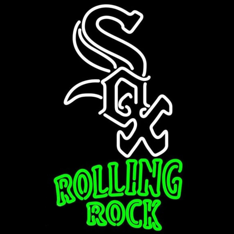 Custom Rolling Rock Chicago White Sox Beer Sign Neon Sign USA