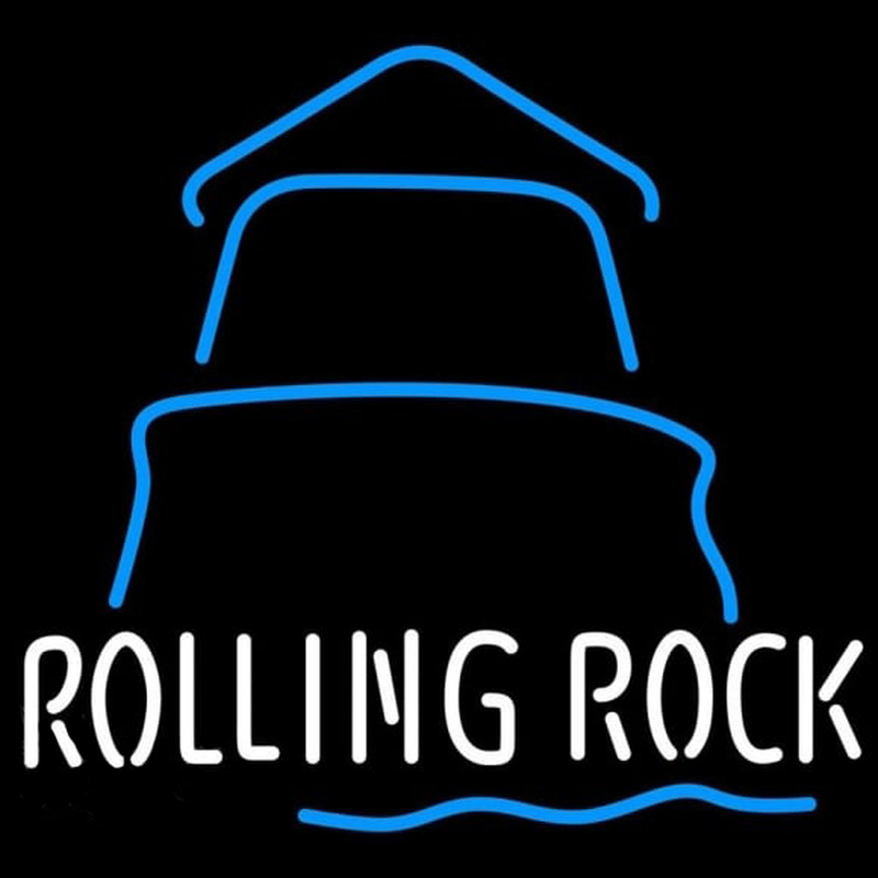 Custom Rolling Rock Day Lighthouse Beer Sign Neon Sign USA