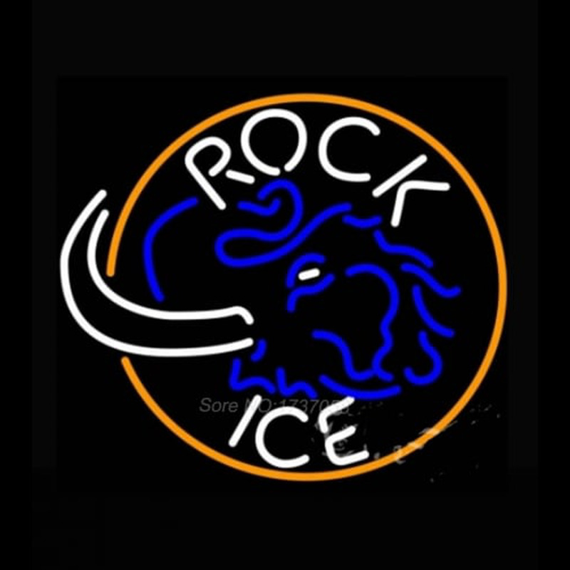 Custom Rolling Rock Ice Elephant Neon Sign USA