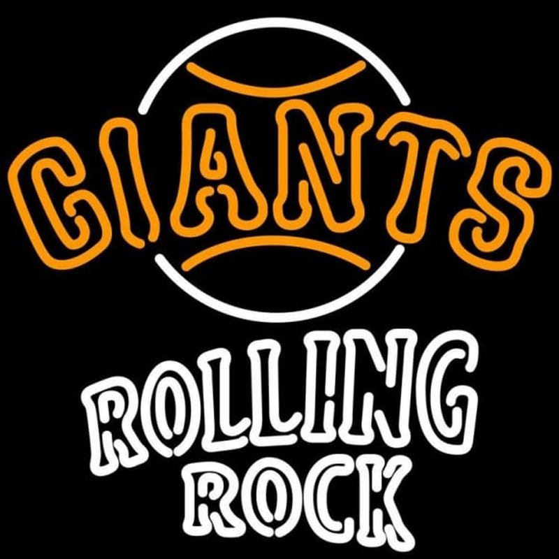 Custom Rolling Rock San Francisco Giants MLB Beer Sign Neon Sign USA