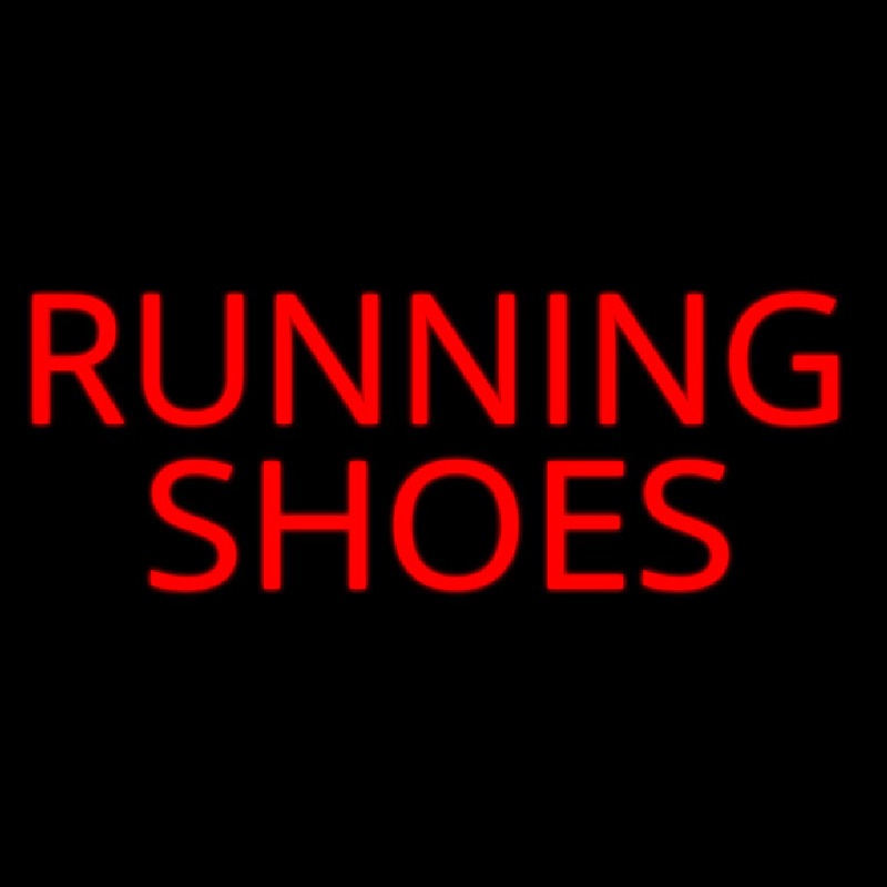 Custom Running Shoes Neon Sign USA