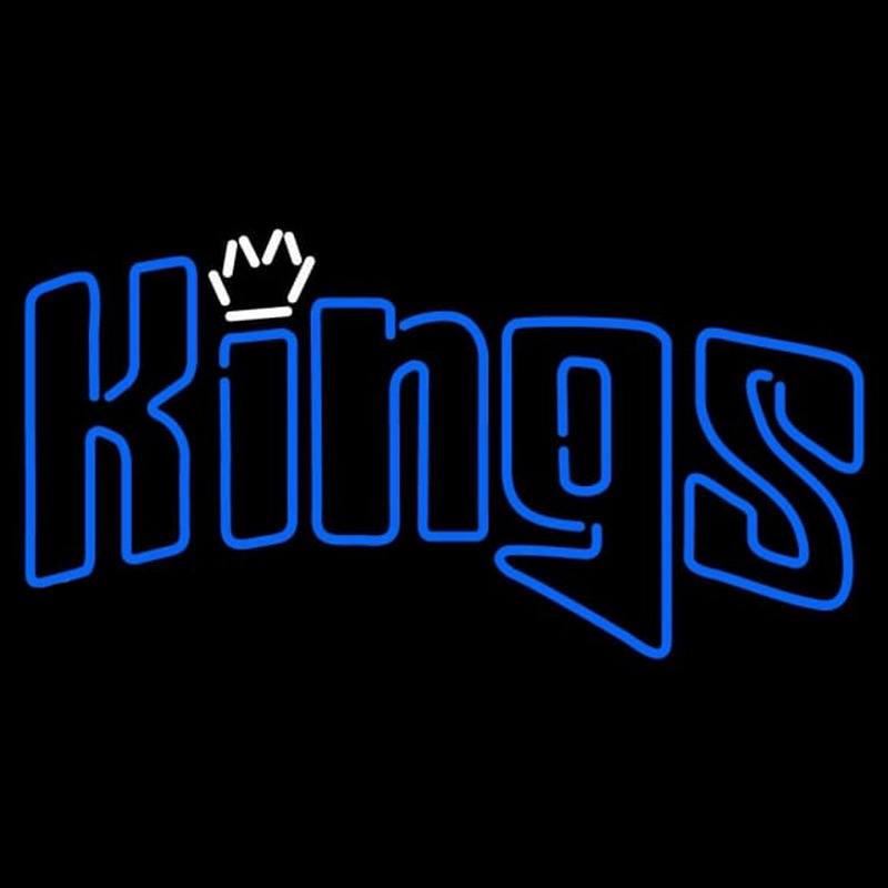 Custom Sacramento Kings Wordmark 2001 02 Pres Logo NBA Neon Sign Neon Sign USA