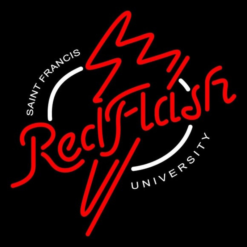 Custom Saint Francis Red Flash Primary 2001 2011 Logo NCAA Neon Sign Neon Sign USA