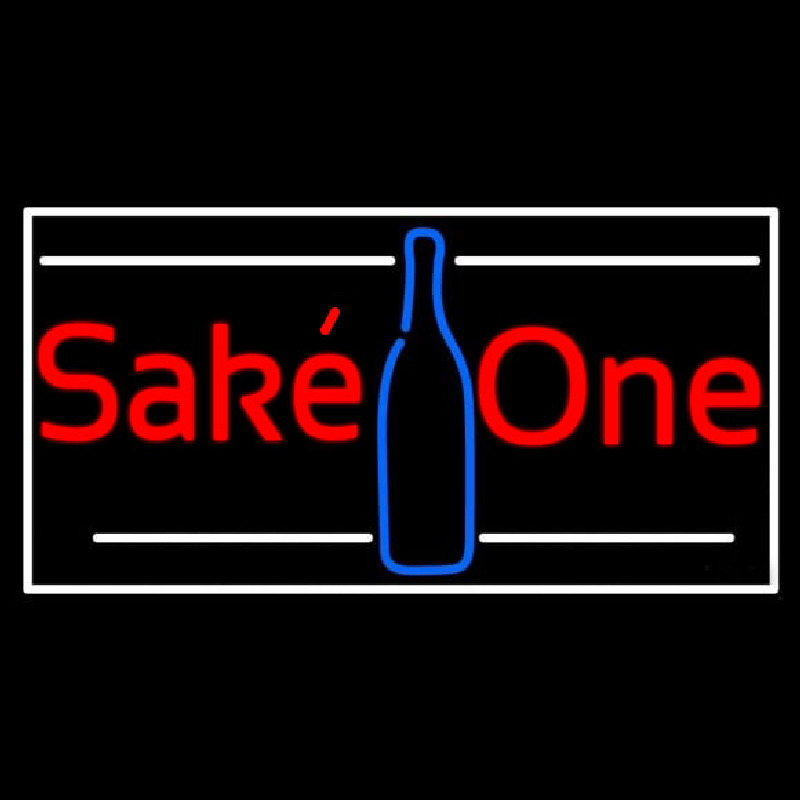 Custom Sake One With Bottle 1 Neon Sign USA
