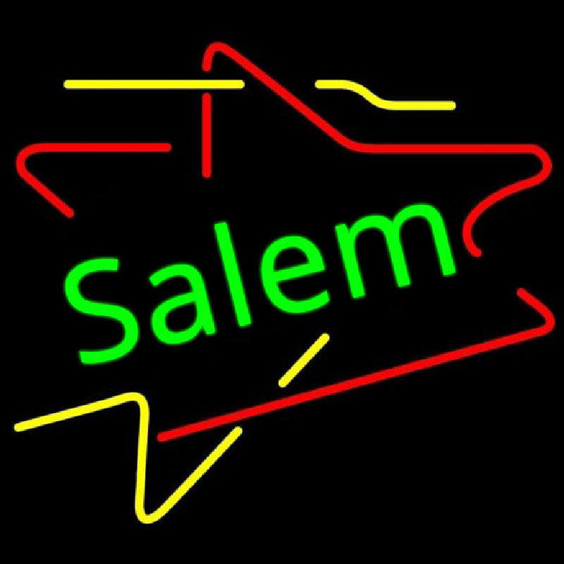 Custom Salem Triangles Neon Sign USA