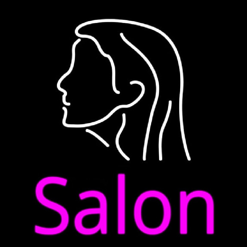 Custom Salon Logo Neon Sign USA