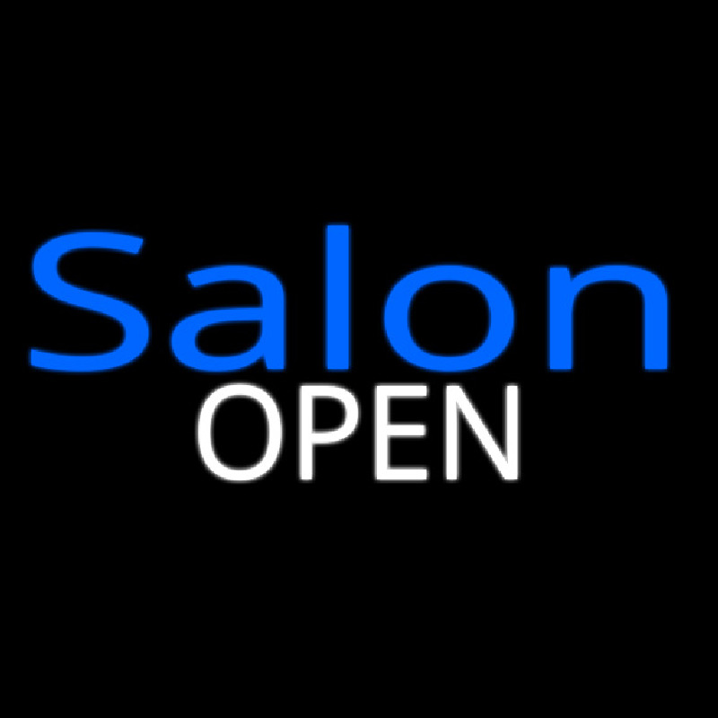 Custom Salon Open Neon Sign USA