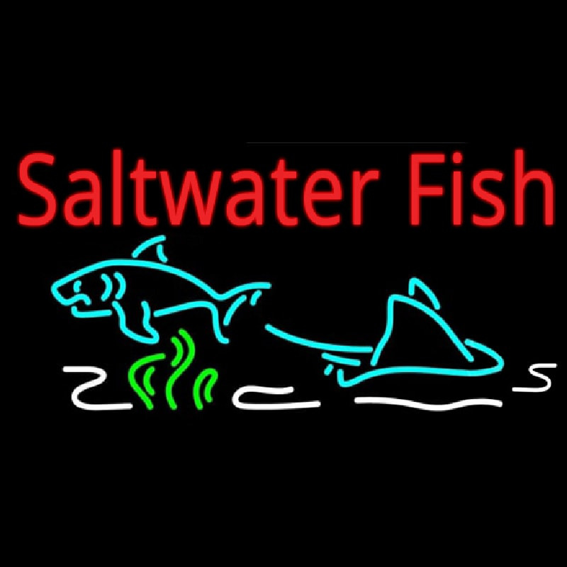 Custom Saltwater Fish Neon Sign USA