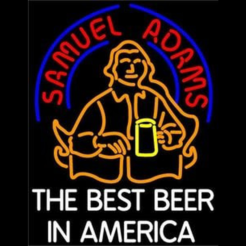 Custom Sam Adams Americas Best Beer Neon Sign USA