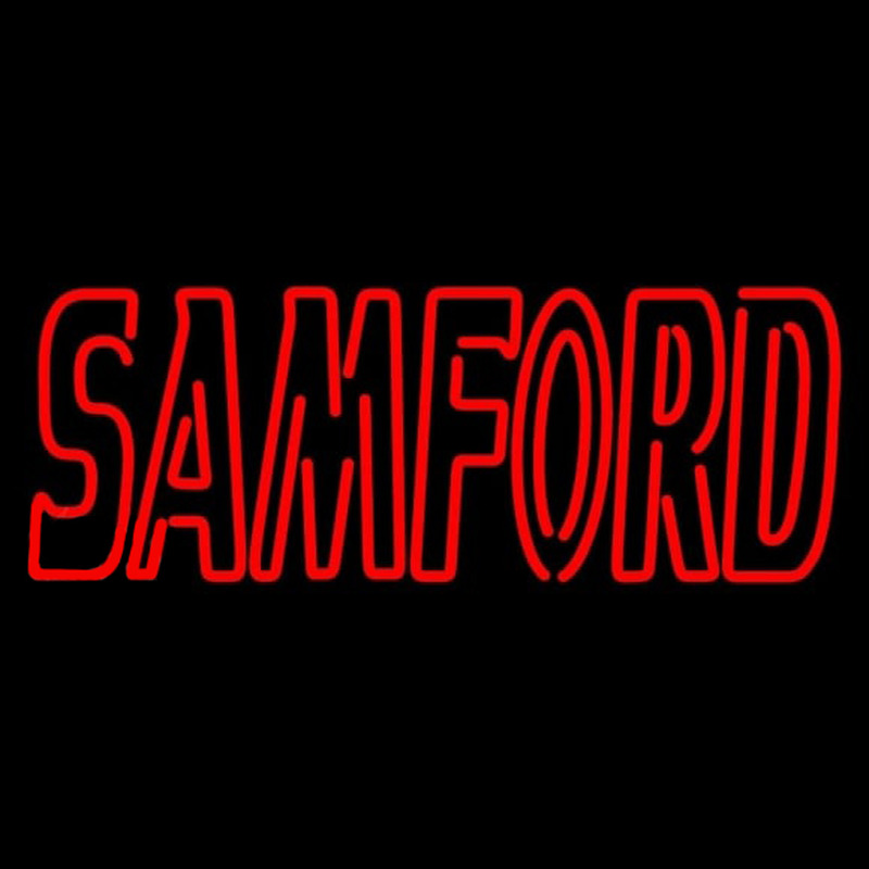 Custom Samford Bulldogs Wordmark 2000 Pres Logo NCAA Neon Sign Neon Sign USA