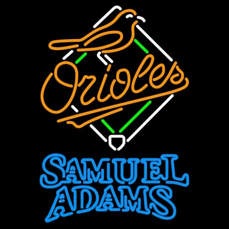 Custom Samual Adams Doubleline Baltimore Orioles MLB Beer Sign Neon Sign USA