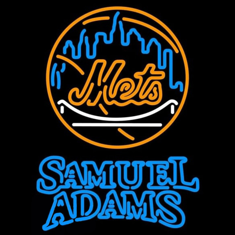 Custom Samual Adams Doubleline New York Mets MLB Beer Sign Neon Sign USA