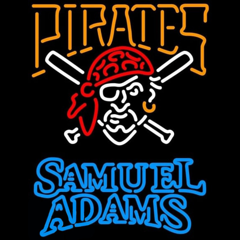 Custom Samual Adams Doubleline Pittsburgh Pirates MLB Beer Sign Neon Sign USA