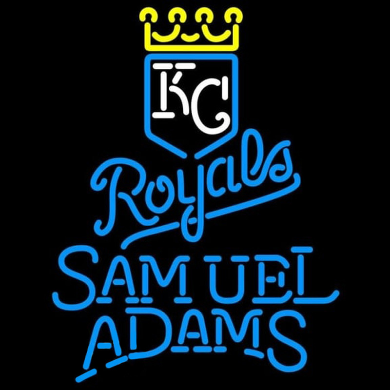 Custom Samual Adams Singleline Kansas City Royals MLB Beer Sign Neon Sign USA