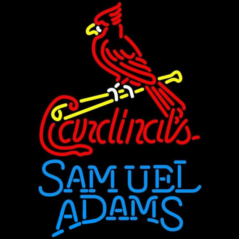 Custom Samual Adams Singleline St Louis Cardinals MLB Beer Sign Neon Sign USA