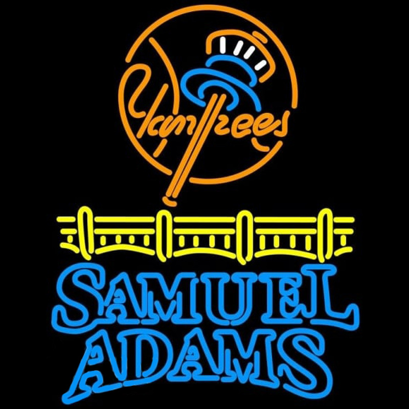 Custom Samuel Adams Buble Line Logo New York Yankees Beer Sign Neon Sign USA