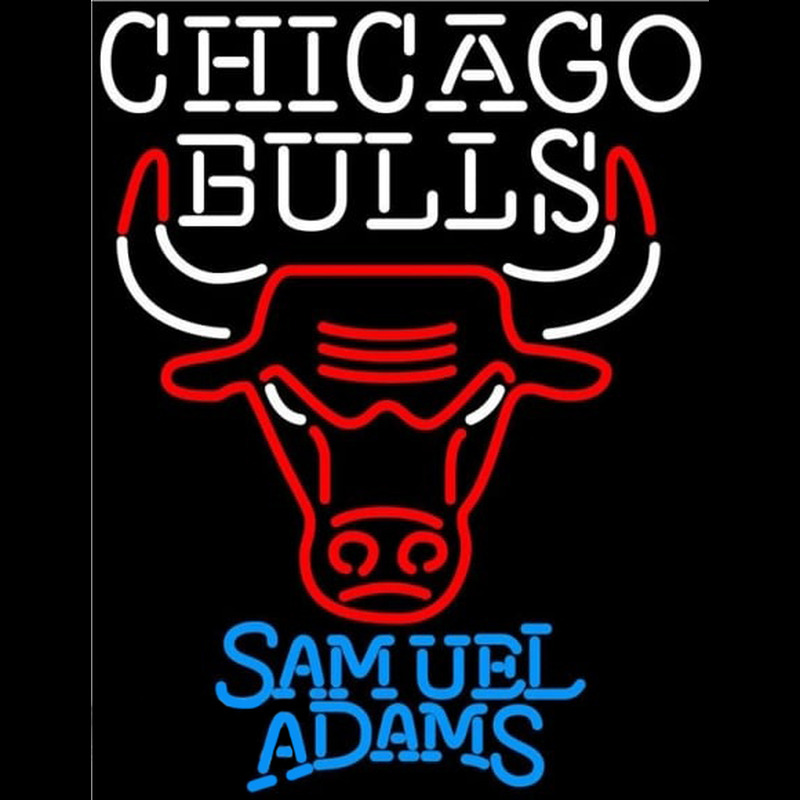 Custom Samuel Adams Chicago Bulls NBA Beer Sign Neon Sign USA