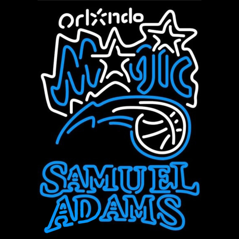Custom Samuel Adams Double Line Orlando Magic NBA Beer Sign Neon Sign USA