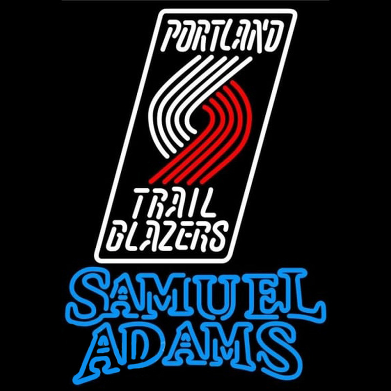 Custom Samuel Adams Double Line Portland Trail Blazers NBA Beer Sign Neon Sign USA