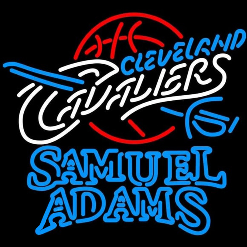 Custom Samuel Adams Duble Line Cleveland Cavaliers NBA Beer Sign Neon Sign USA