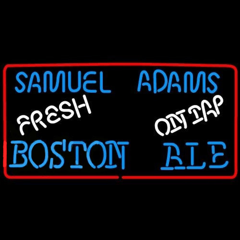 Custom Samuel Adams Fresh Boston Ale On Tap Beer Sign Neon Sign USA