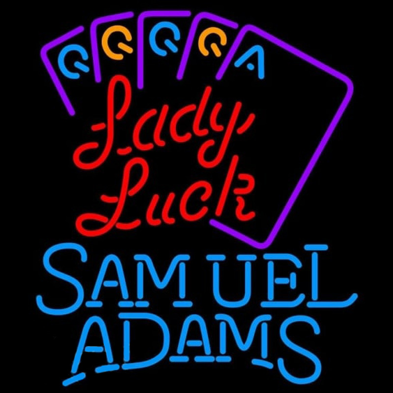 Custom Samuel Adams Lady Luck Series Beer Sign Neon Sign USA