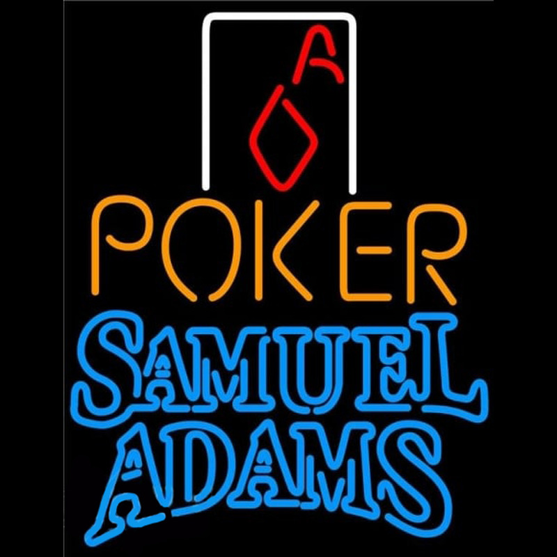 Custom Samuel Adams Poker Squver Ace Beer Sign Neon Sign USA
