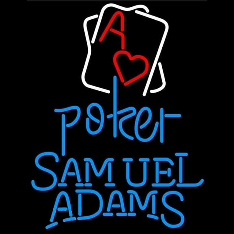 Custom Samuel Adams Rectangular Black Hear Ace Beer Sign Neon Sign USA