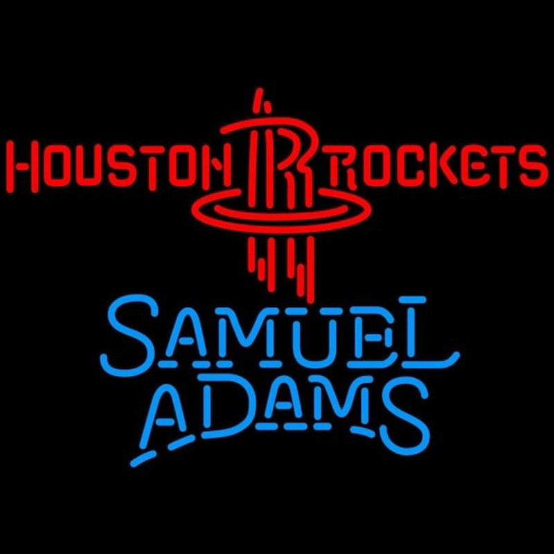 Custom Samuel Adams Single Line Houston Rockets NBA Beer Sign Neon Sign USA