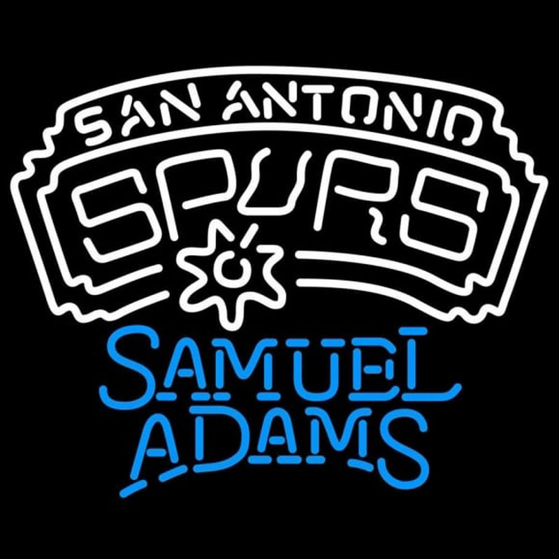 Custom Samuel Adams Single Line San Antonio Spurs NBA Beer Sign Neon Sign USA