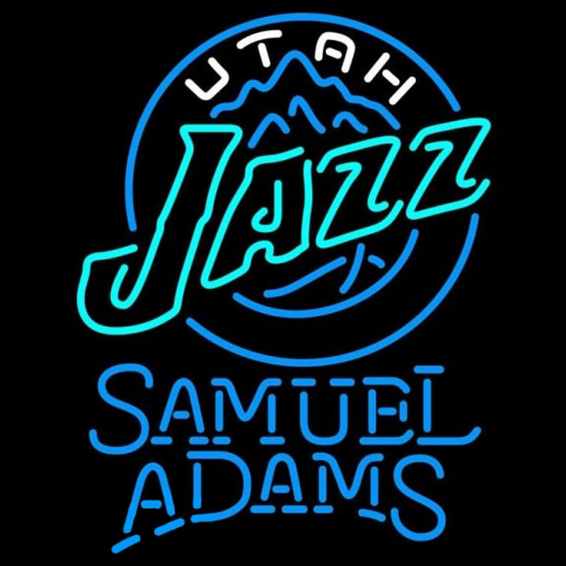 Custom Samuel Adams Single Line Utah Jazz NBA Beer Sign Neon Sign USA